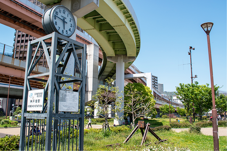 <font color='blue' size='2'>The former site of Kobeko freight station</font>